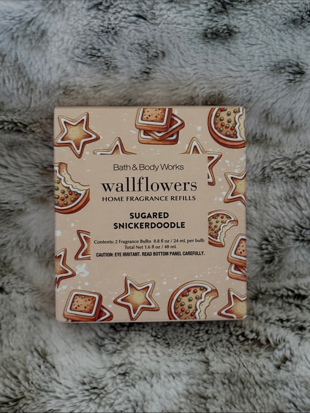 Bath & Body Works Sugared Snickerdoodle Wallflowers 2-Pack Holiday NEW